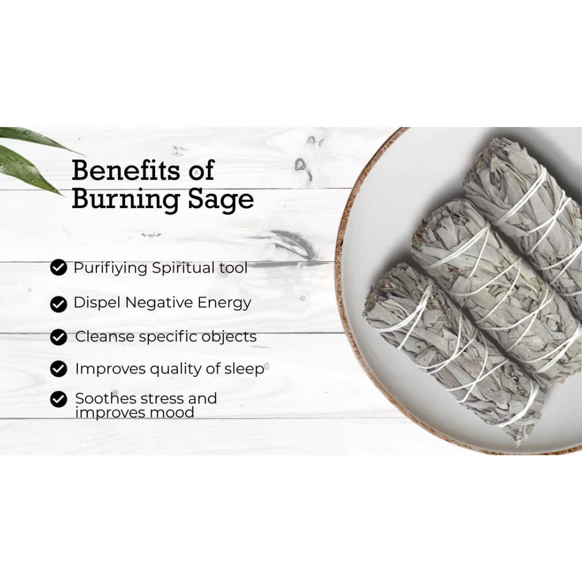 California Sage Smudge Bundle 28 Grams - 4 Inch Sage Sticks for Remove Negativity, Cleanses the Air
