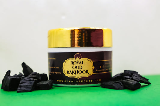 Royal Oud Bakhoor 40 Gram Pack for Pooja Spiritual Use (Pack Of 1)