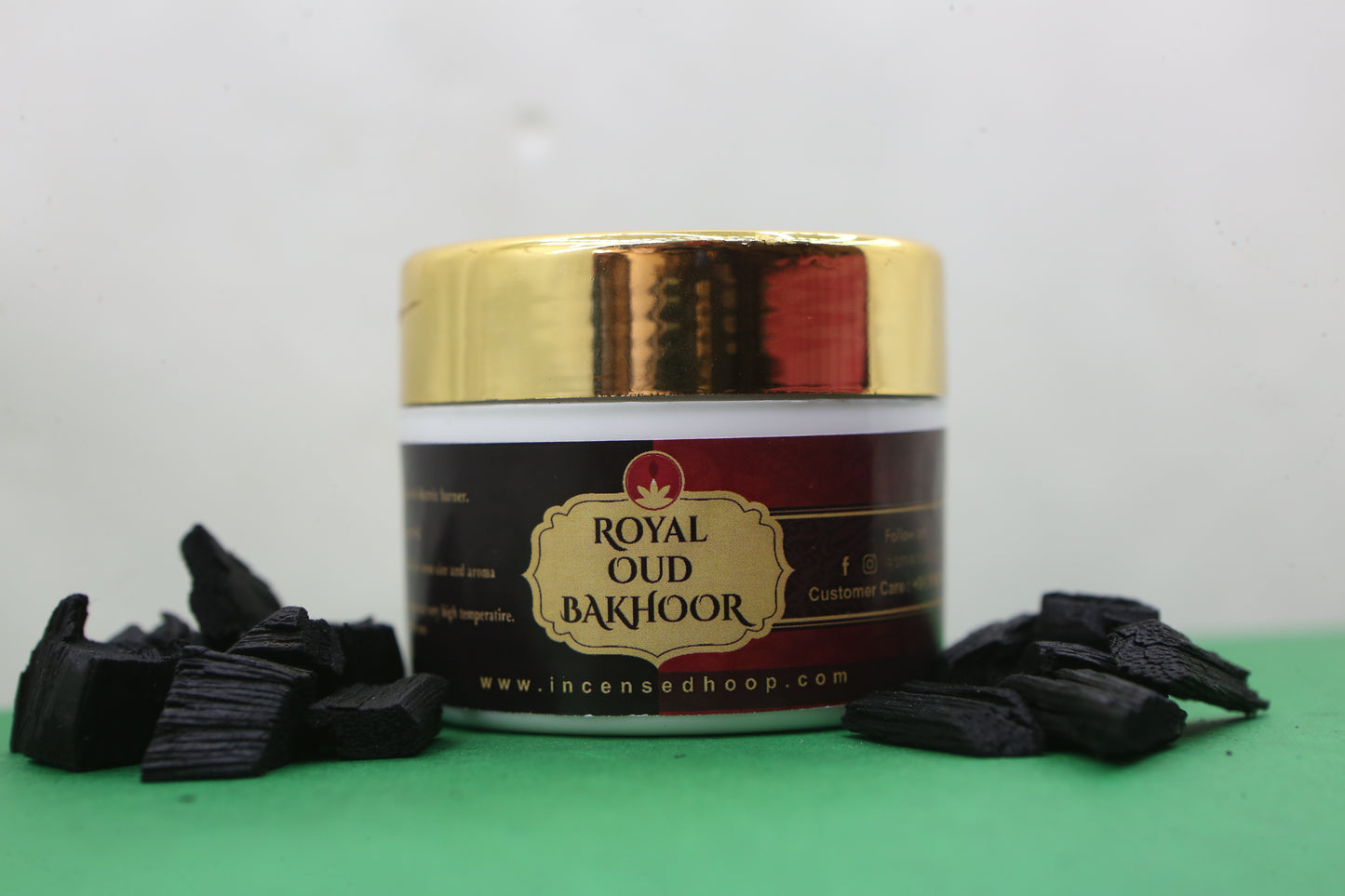 Royal Oud Bakhoor 40 Gram Pack for Pooja Spiritual Use (Pack Of 1)