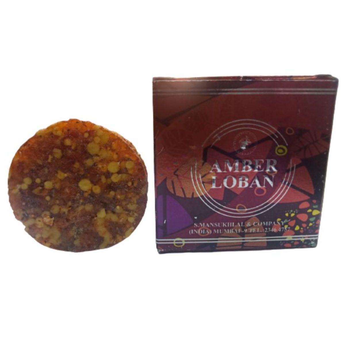 Amber Loban Dhoop 50 Gram x 12 Pcs Loban Dhoop for Home Pooja Spiritual Use | 100 % Pure & Natural Loban Sambrani Dhoop Resin for Aromatherapy