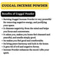 Ayurveda's Guggal Powder 100 Gram Pack Dhoop for Home Meditation | 100% Pure and Natural Guggal Powder Only for Pooja Purpose Use