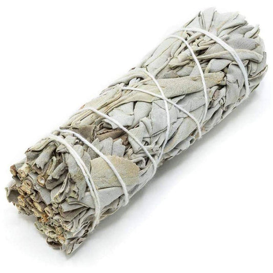 Indian 6 Inch Sage Smudge Bundle (50 Grams) for Cleanse the Air, Remove Negativity from Surrounding
