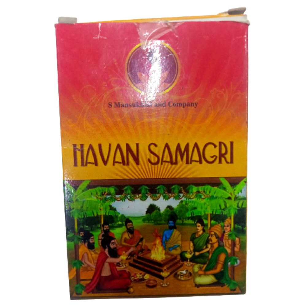 100% Pure & Natural Hawan Samagri (200 gram box ) for Pooja Spiritual Use (Pack Of 1)