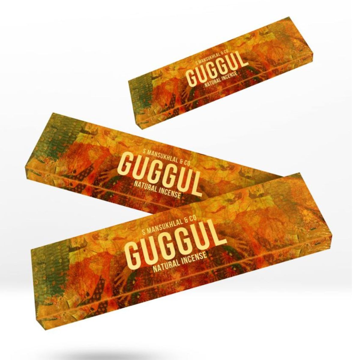 Organic Natural Guggal Incense Sticks - 100 Gram Pack for Pooja Meditation Home Fragrance