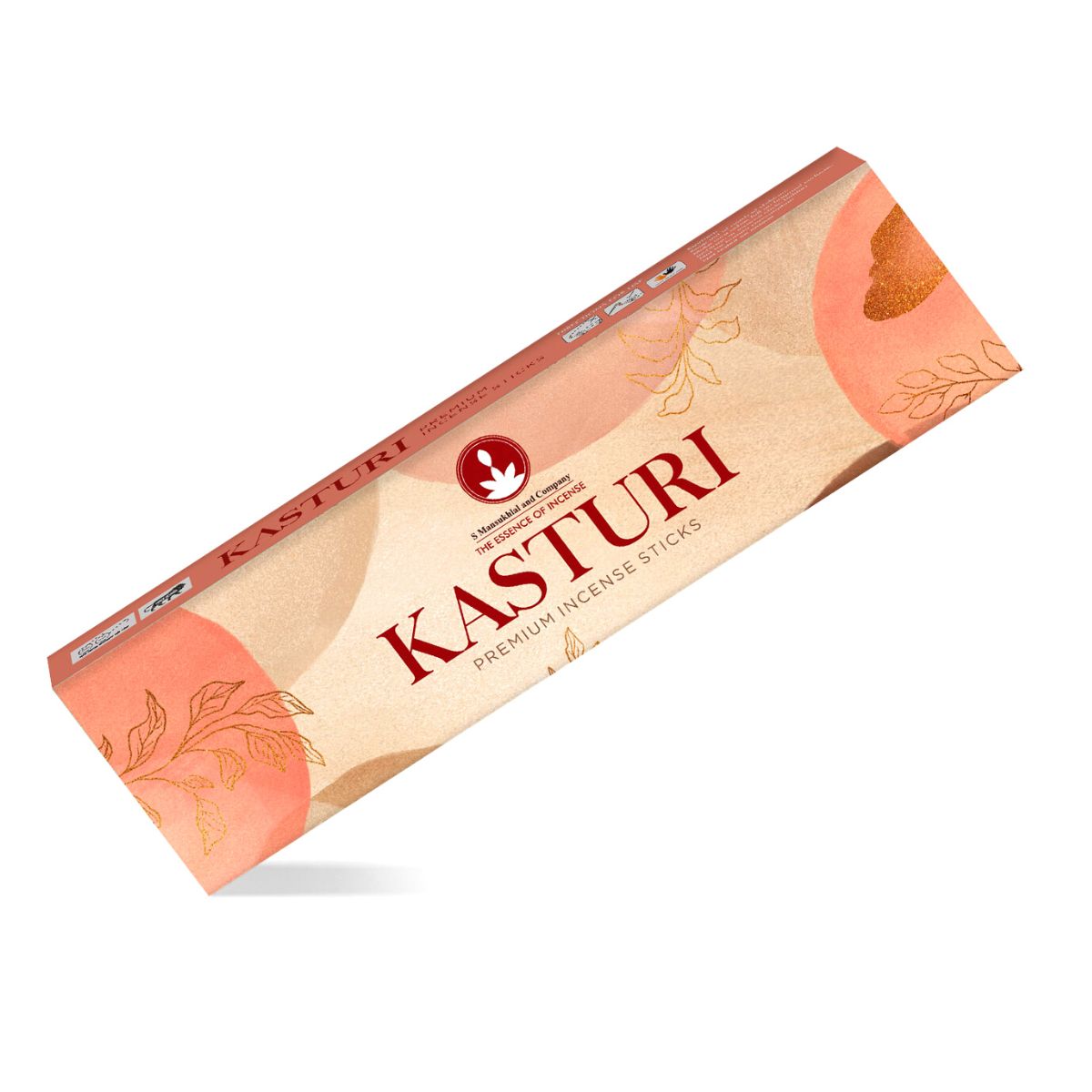 Natural and Handmade Premium Kasturi Incense Sticks - 100 Gram pack for Yoga Meditation Pooja Use