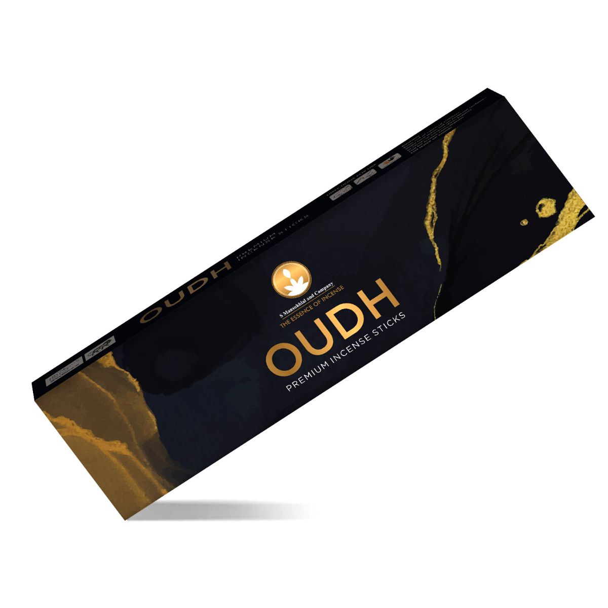 Organic and Natural Black Oudh Incense Sticks - 100 Grams Pack Agarbatti for Yoga Meditation Use