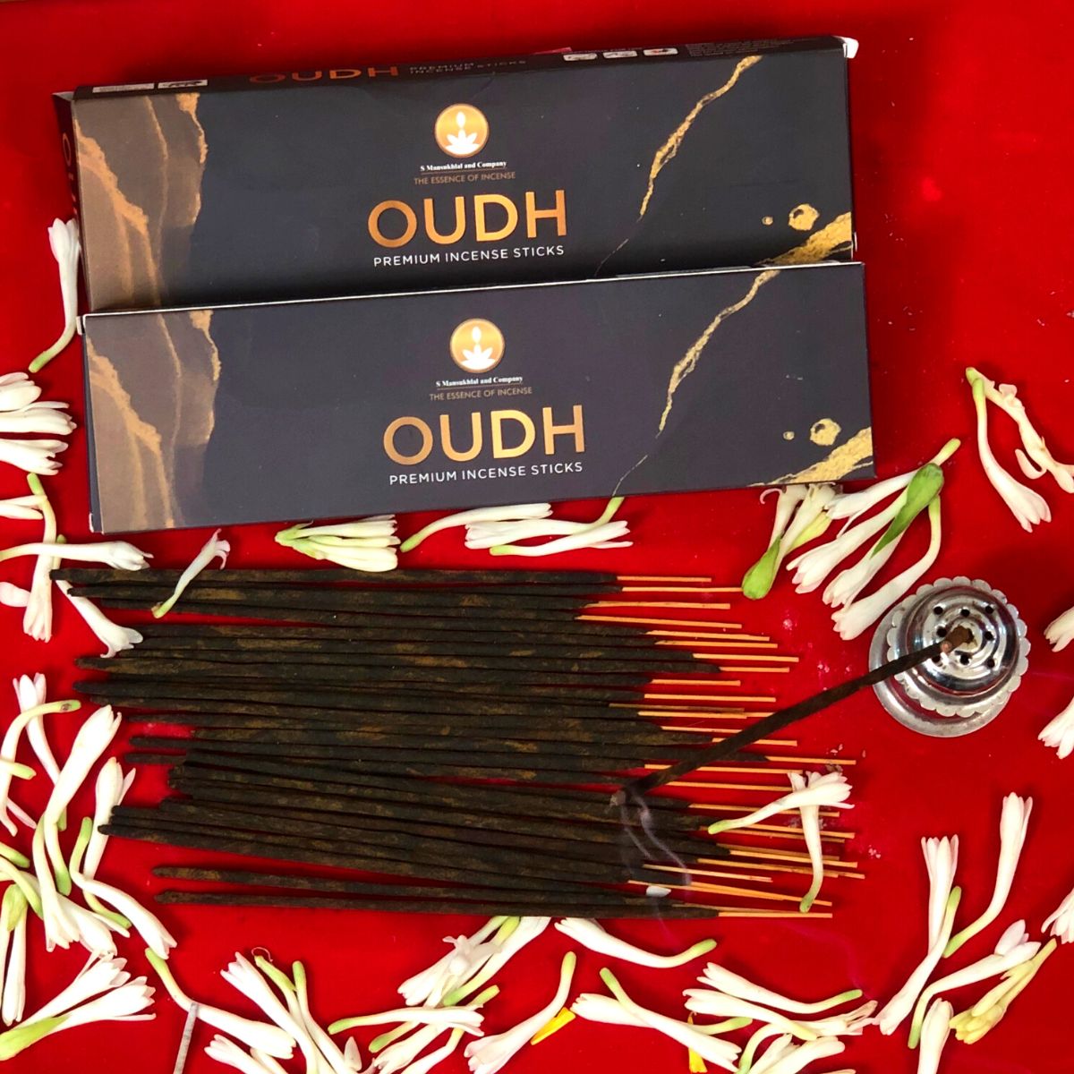 Organic and Natural Black Oudh Incense Sticks - 100 Grams Pack Agarbatti for Yoga Meditation Use