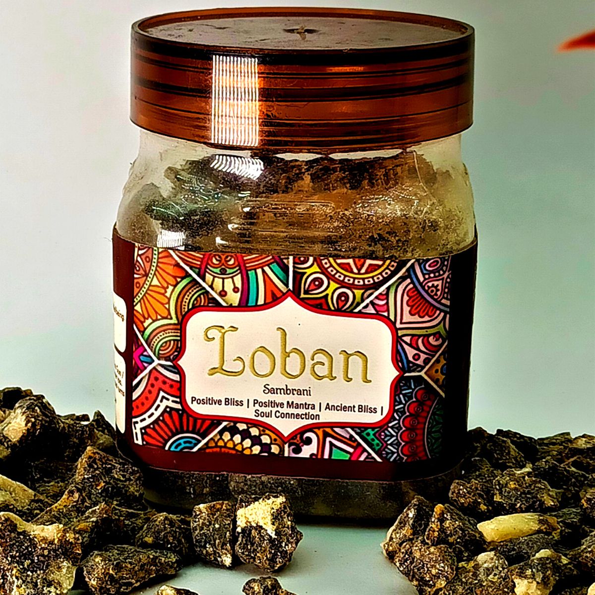 Loban Dhoop Jar 200 Grams Pack Natural Dhoop for Home Fragrance Pooja Spiritual Events