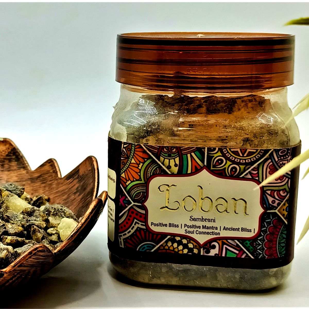 Combo Loban and Guggal 200 Gram Jar for Home Fragrance, Spiritual Pooja Use