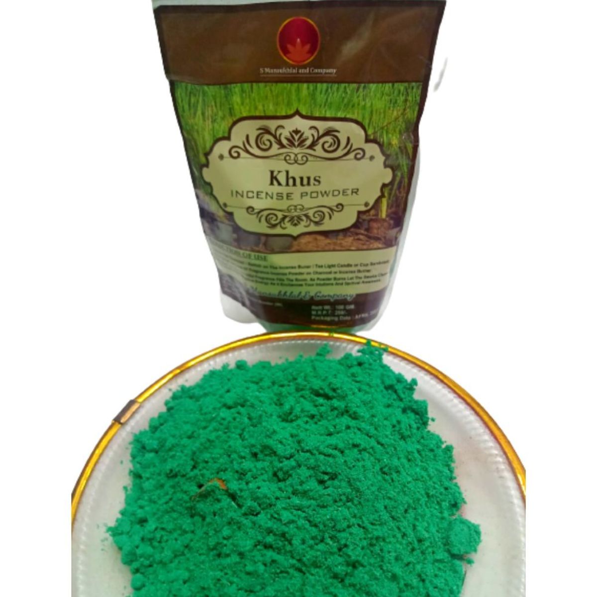 Khus Incense Powder 100 Grams Pack Dhoop Powder for Home Office Meditation Yoga Aromatherapy | Incense Powder for Pooja & Spiritual Events