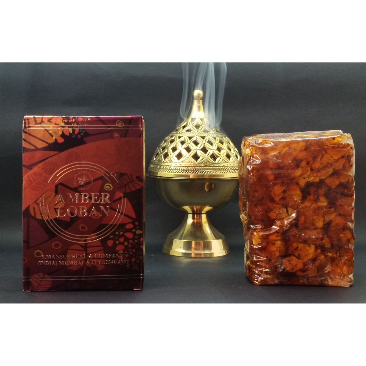 Amber Loban Dhoop 1 Kg Pack for Home Fragrance | Natural Loban Dhoop for Pooja Spiritual Use