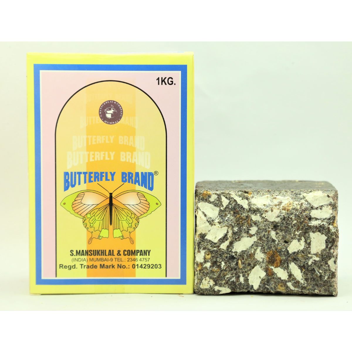 Butterfly Brand Loban Dhoop 1 Kg Pack for Home Fragrance | Natural Loban Dhoop for Pooja Spiritual Use