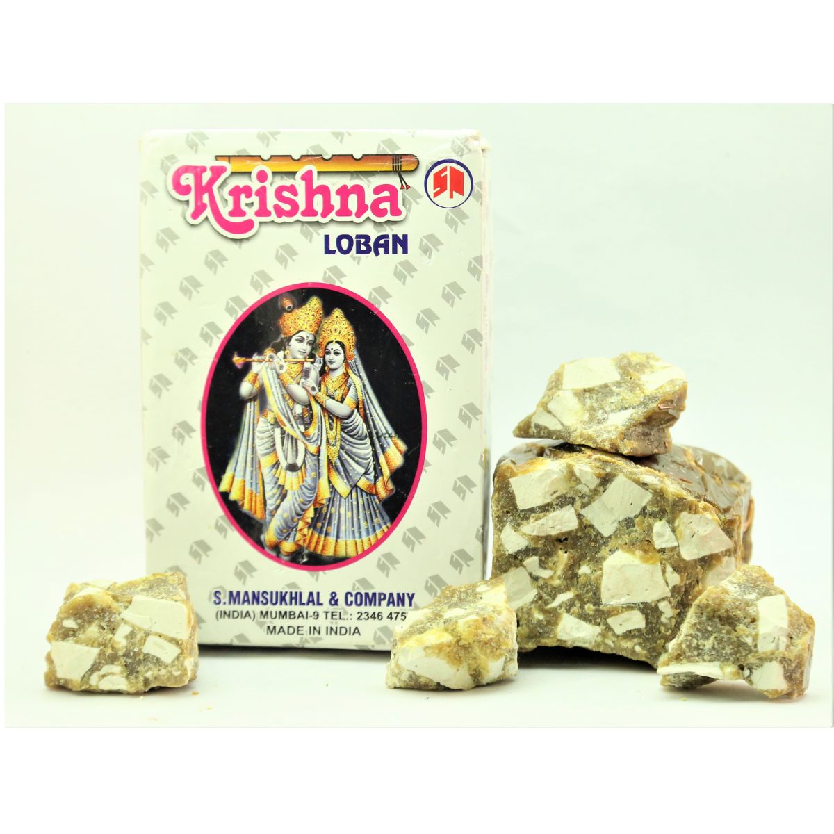 Krishna Loban Dhoop 1 Kg Pack for Home Fragrance | Natural Loban Dhoop for Pooja Spiritual Use