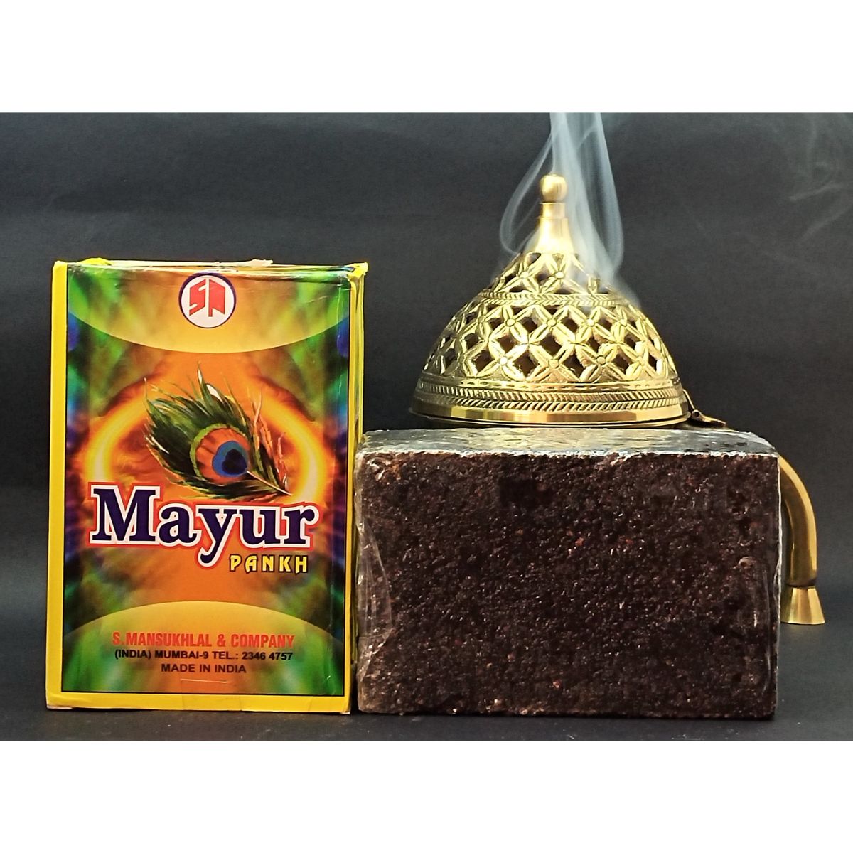 Mayur Loban Dhoop 1 Kg Pack for Home Fragrance | Natural Loban Dhoop for Pooja Spiritual Use