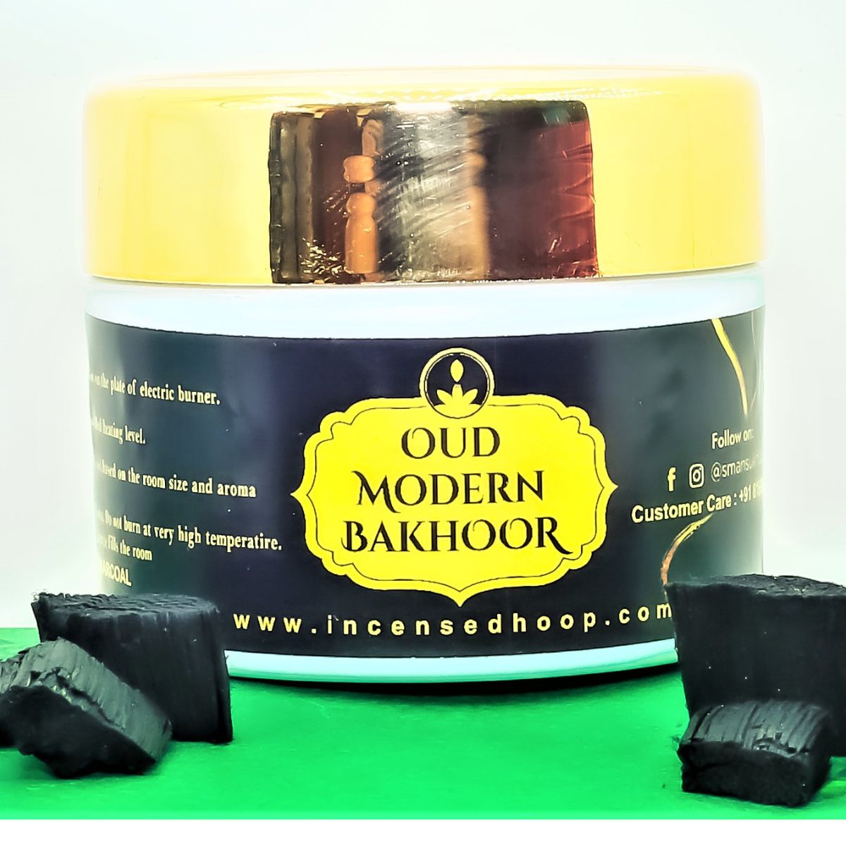 Modern Oud Bakhoor 40 Gram Pack for Pooja Meditation Spiritual Use