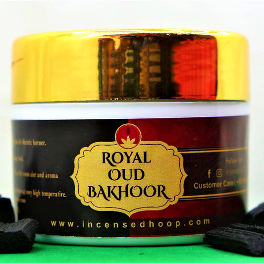 Royal Oud Bakhoor 40 Gram Pack for Pooja Spiritual Use (Pack Of 1)