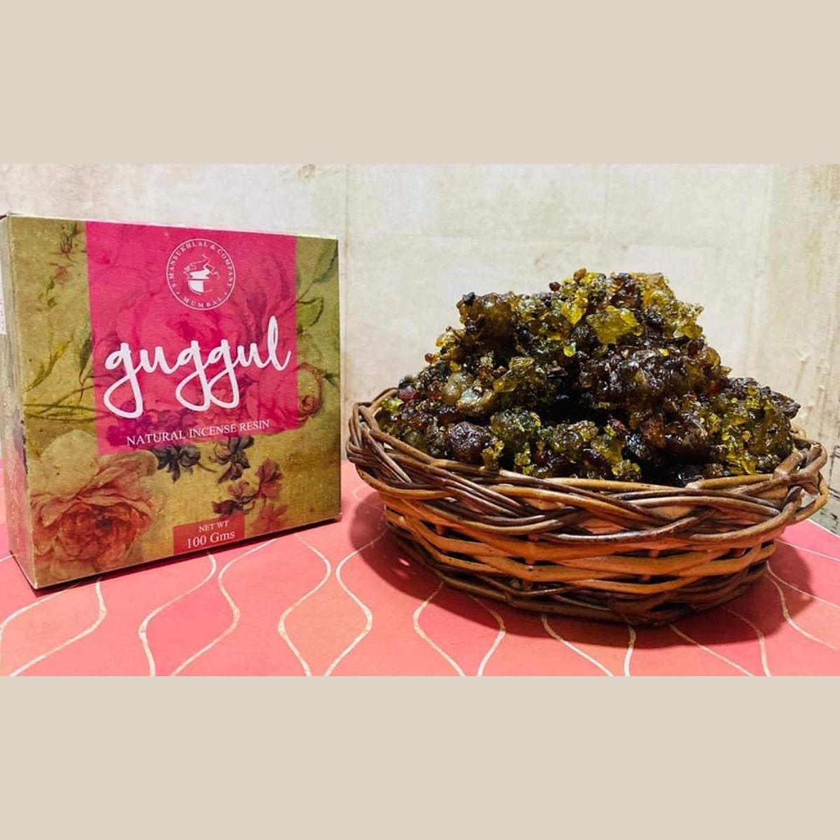 Guggal Dhoop 100 Gram Packaging for Poooja Spiritual Use