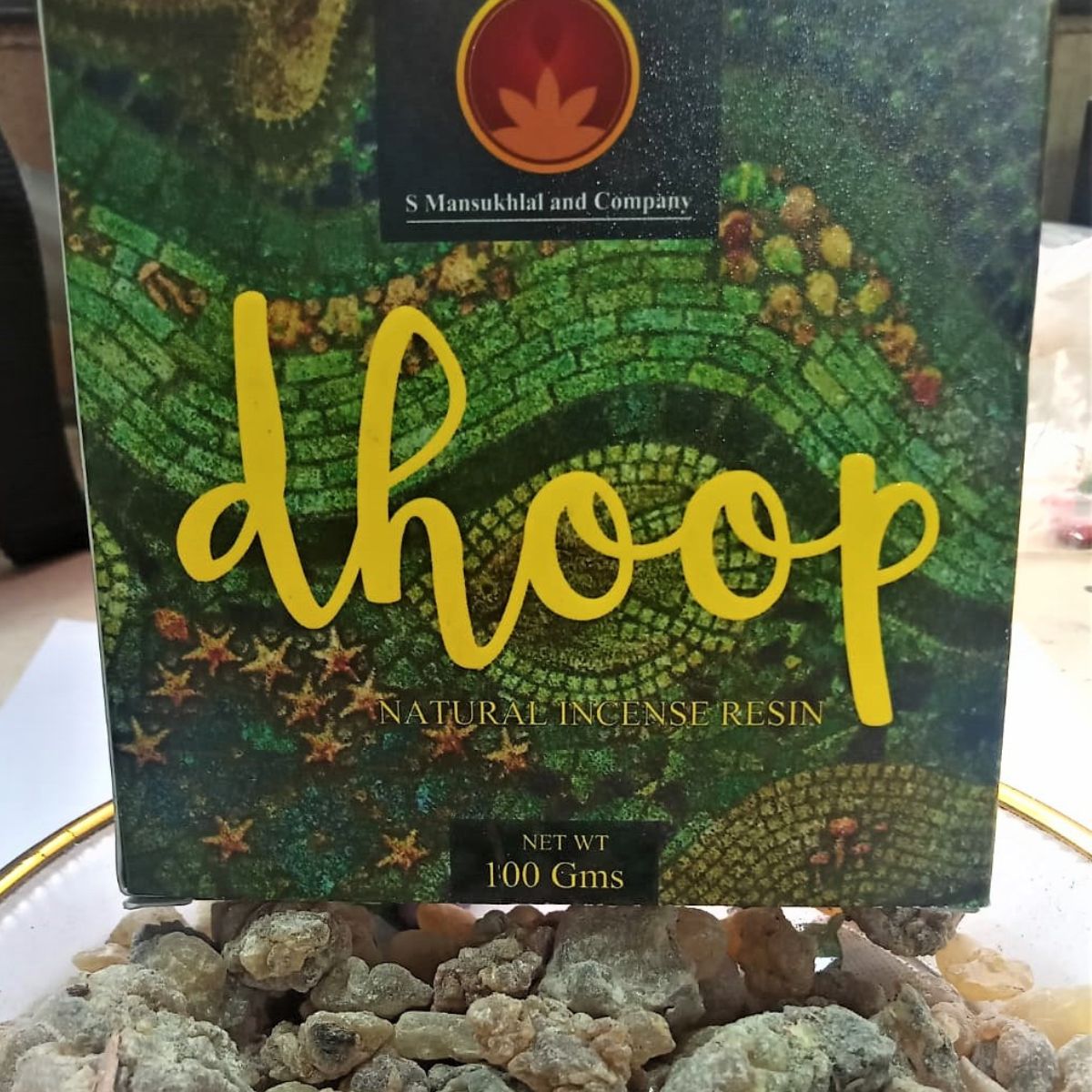 100 % Pure and Natural Dhoop 100 Gram Packaging (Pack Of 3) for Pooja Spiritual Use